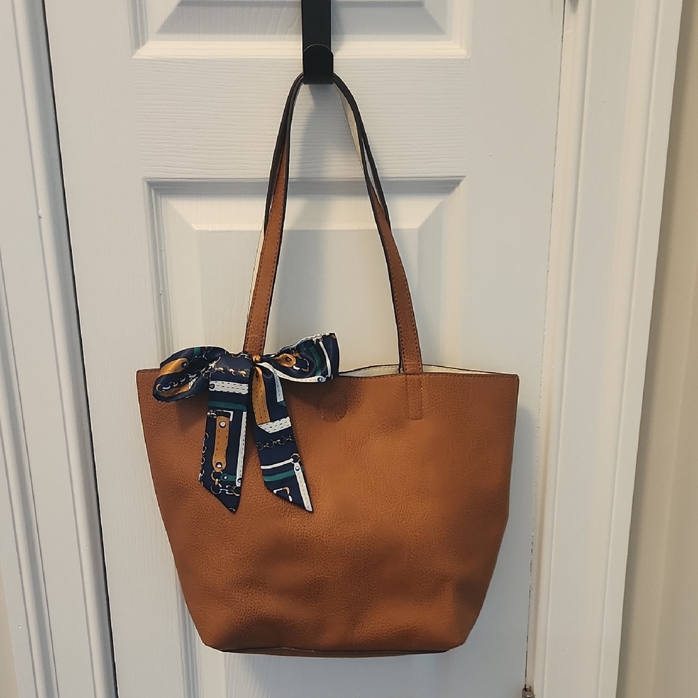 Collection XIIX Brown and Cream Bag